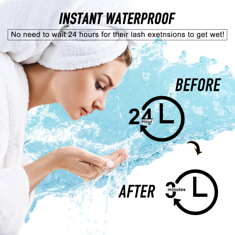EMEDA Lash Bonder for Eyelash Extensions, Not Adhesive, Glue Accelerator for lash Extensions, Sealer Adhesive, Speed up Drying Time,Add Glue Elasticity,Lock in Fume(15ml Super Bonder Sealant) - Image 5