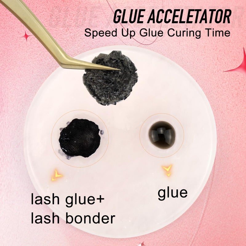 EMEDA Lash Bonder for Eyelash Extensions, Not Adhesive, Glue Accelerator for lash Extensions, Sealer Adhesive, Speed up Drying Time,Add Glue Elasticity,Lock in Fume(15ml Super Bonder Sealant) - Image 3