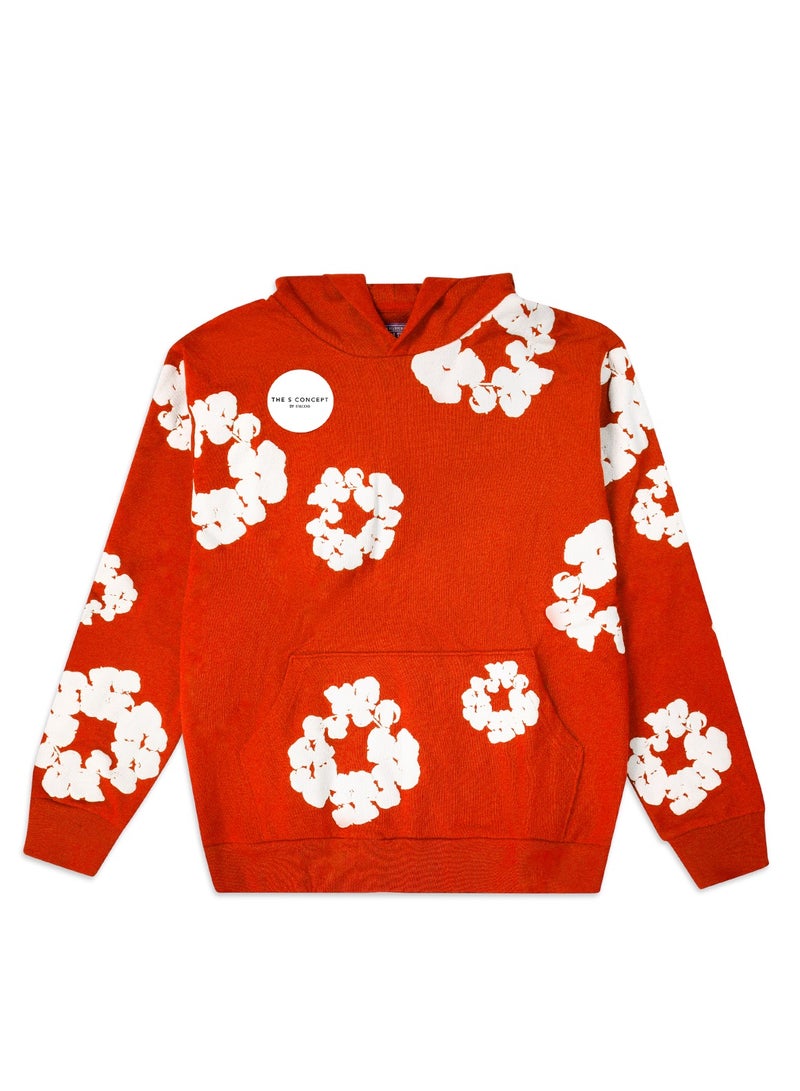 Denim Tears The Cotton Wreath Sweatshirts Orange - Image 1