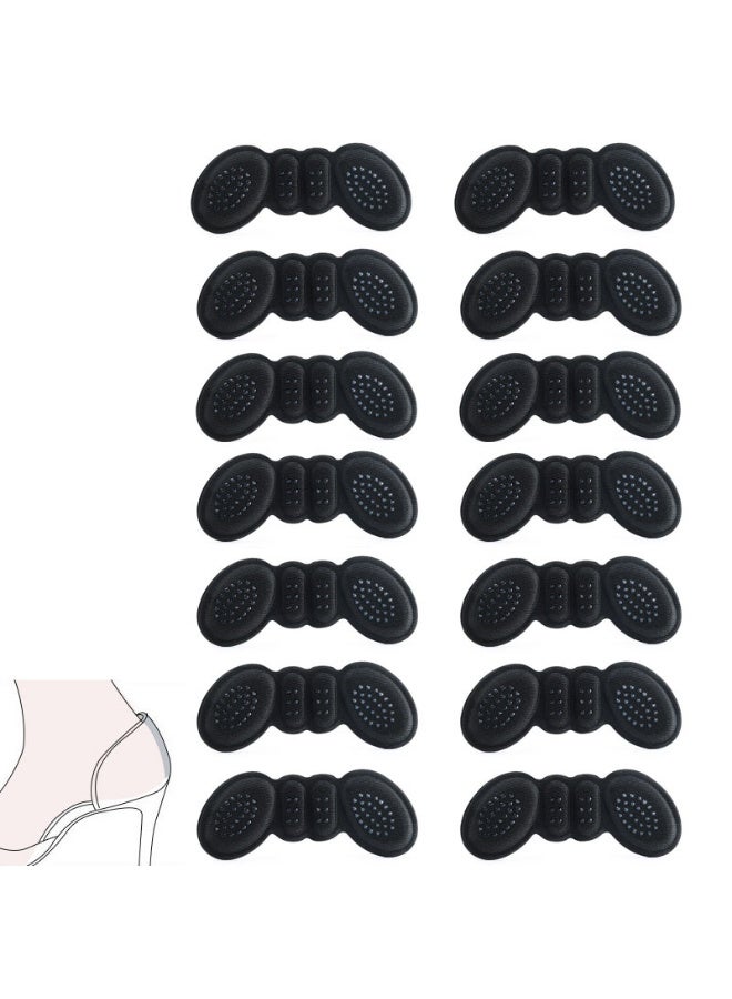 8 Pairs Heel Pads Womens Mens Insoles  Self Adhesive Heel Clip Liner Heel Pad High Heel Comfort Pads Non-Slip Heel Grips