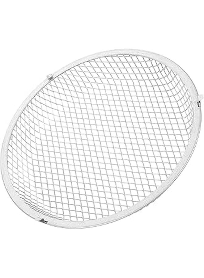 Reptile Heat Lamp Mesh Cover Scald Protection Shade Durable Easy To Install For Heating Lamps Lizard Boxes Tanks Metal Silver - Image 1