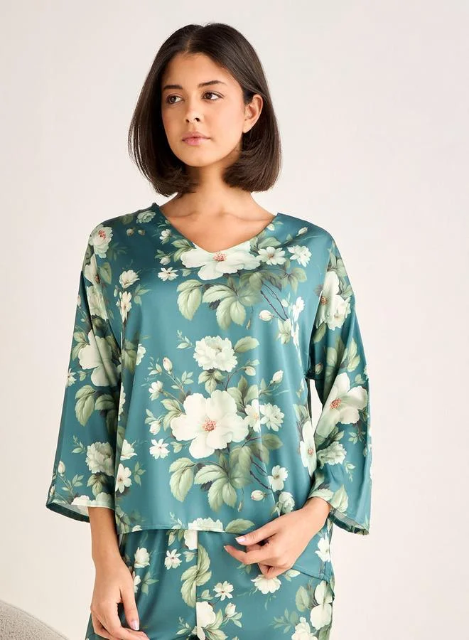 سبلاش فيڤ Pyjama Set V-neck Top & Trousers