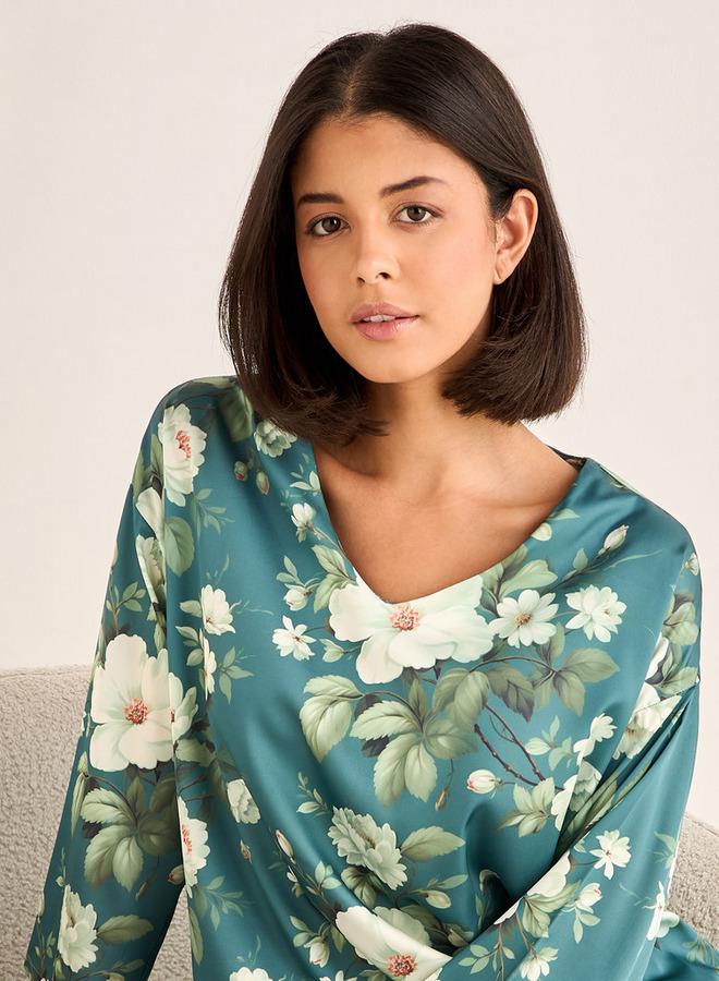 Splash FAV Pyjama Set V neck Top & Trousers - Image 5
