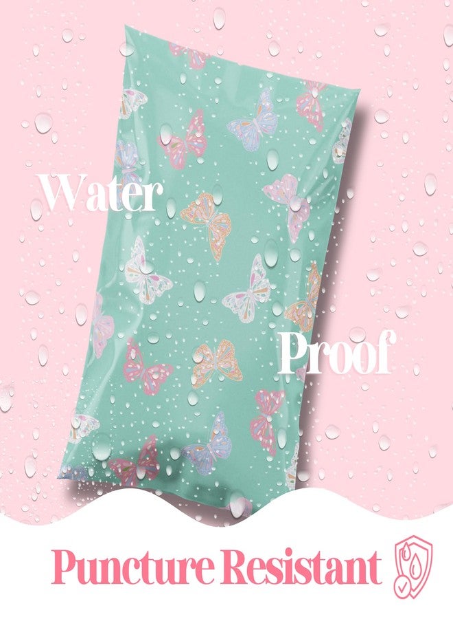 Pretty Package Store 6x9 Designer Poly Mailer 100 Pack Heavy Duty Waterproof Self Seal Shipping Bags for Small Business Large Mailing Envelopes Bulk Tear Resistant Packaging Butterfly - Image 4