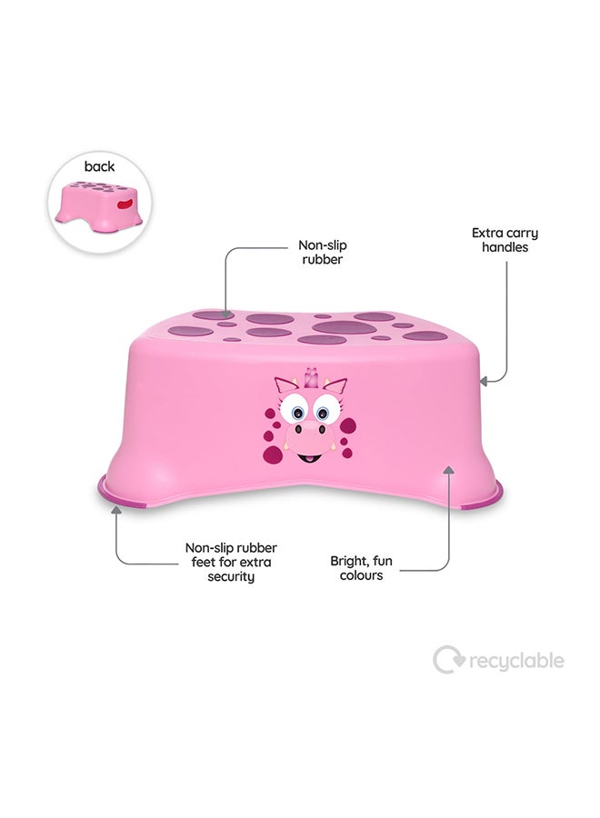 My Carry Potty My Little Step Stool - Pink Dragon - Image 3