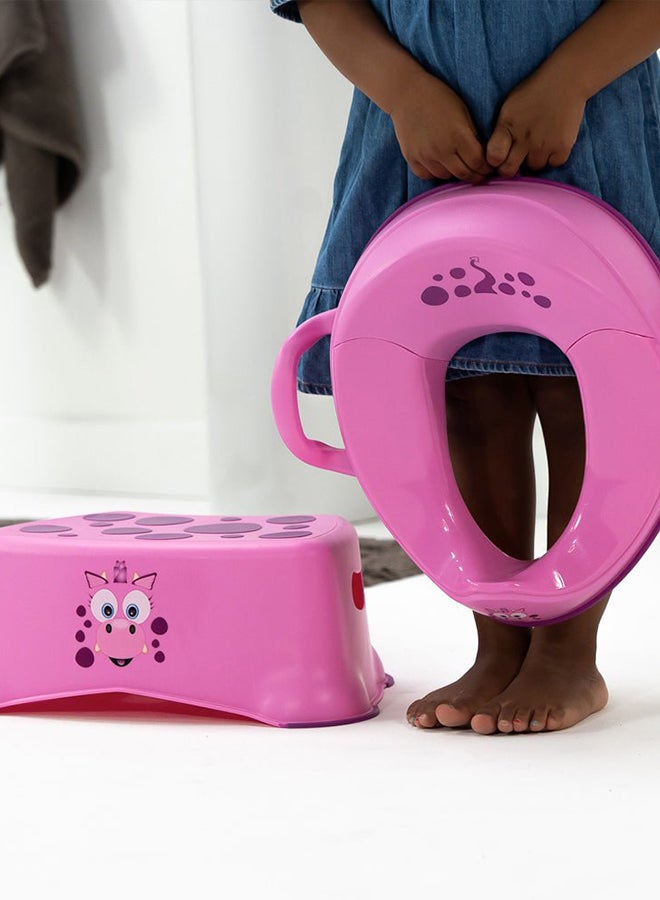 My Carry Potty My Little Step Stool - Pink Dragon - Image 5