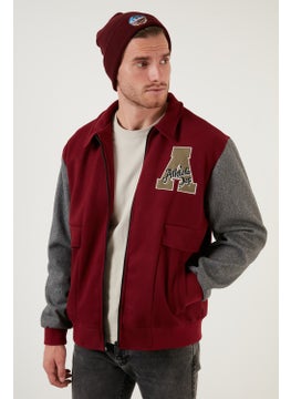Buratti Emblem Zippered Regular Fit Bomber Coat Men's Coat 5715896  - Image 1