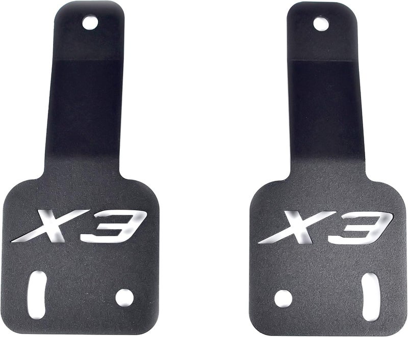 SAUTVS UTV Adjustable 50 inch LED Light Bar Brackets, Metal Rotatable 50 Light Bar Brackets Mount Kit for Can-Am Maverick X3 Accessories - Image 2