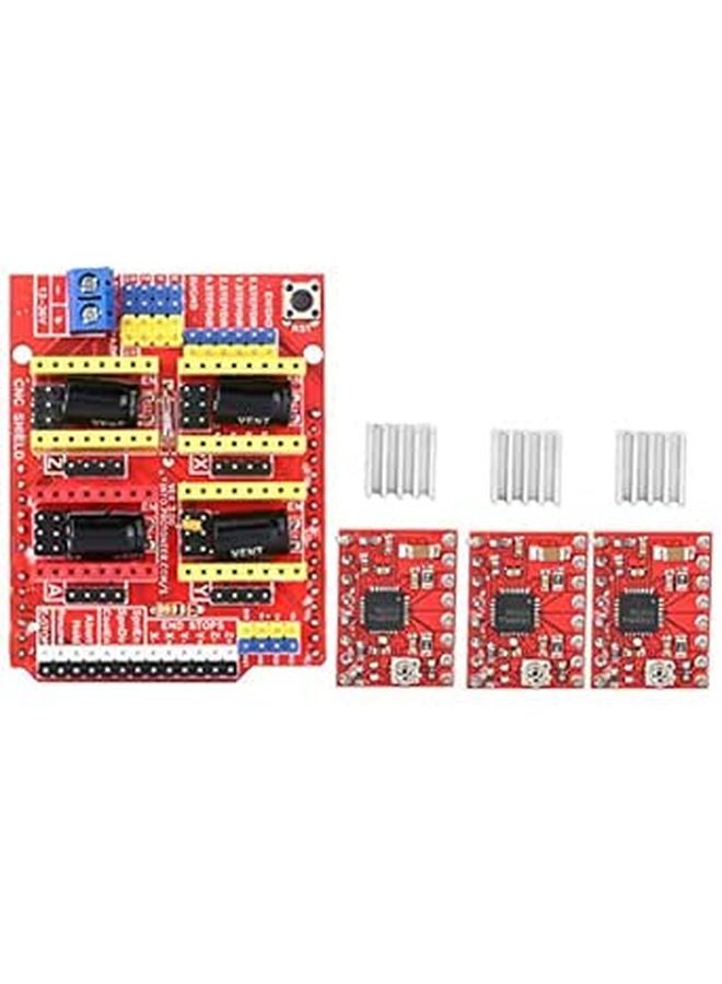 CNC V3 Expansion Board 3D Printer Engraver with 3 A4988 Driver Module GRBL Control - Image 1