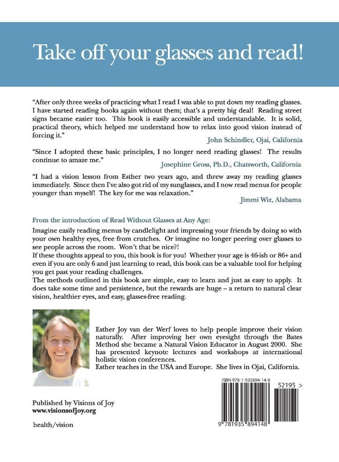 Read Without Glasses at Any Age: The Natural Method to Near Vision Clarity  - Image 2