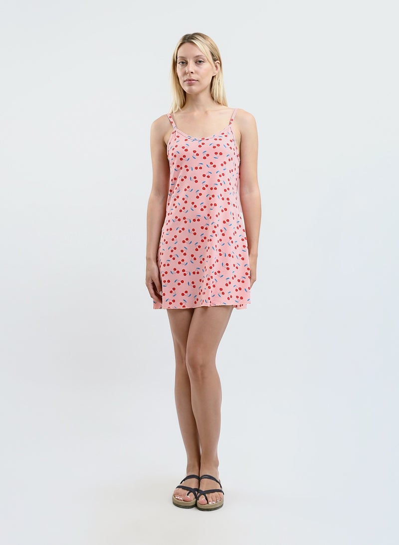 Mesery Sleep Shirt Cotton Thin Strap - Printed  - Image 1