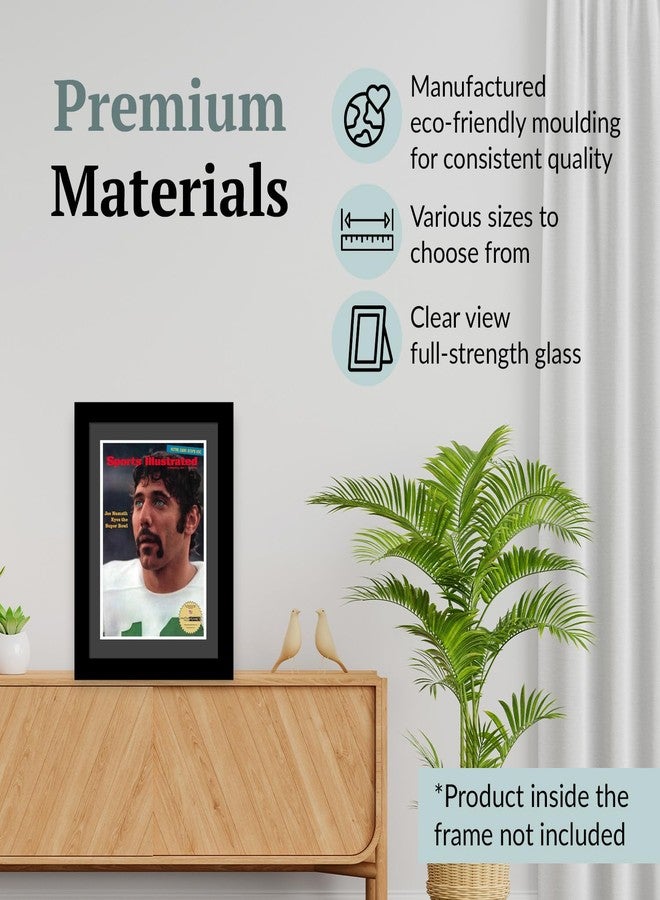 Creative Picture Frames 8.25" x 11" Sports Illustrated Magazine Display Frame, Suitable for Up to 1970 Collector's Edition Sports Magazines with Wall Mount & Easel, Black Mat, 1 Count - Image 5