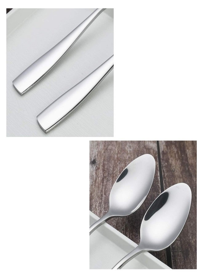 Asking 12-Piece Stainless Steel Kitchen Dinner Spoon, Cutlery Table Spoons - Image 3