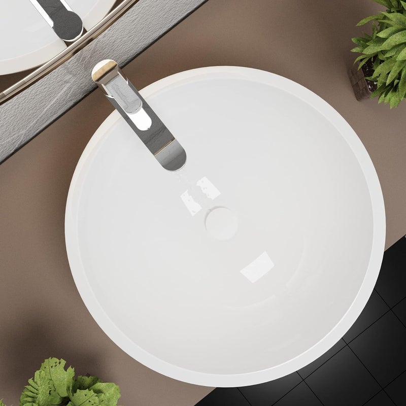 JAGGER JAG132 وصلة حوض الغسيل من النحاس والفولاذ المقاوم للصدأ مع تشطيب لامع مقاوم للتآكل للاستخدام في المنزل/المكتب/الحمام ([ 3" بوصة ]، سيراميك أبيض، 1) - Image 3