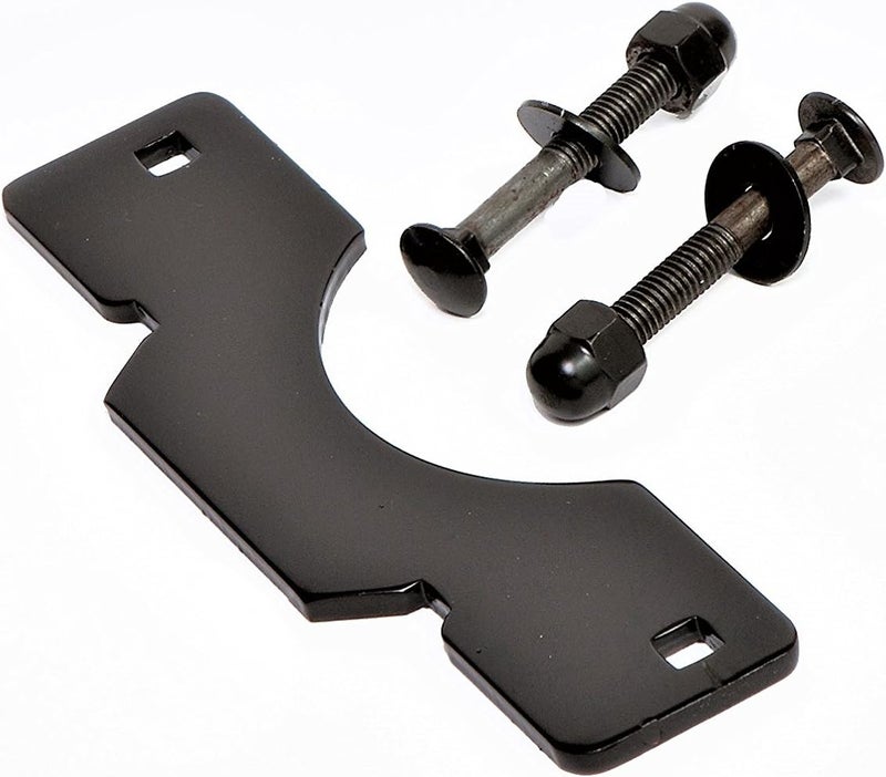 TUFF STRIKE Steel Latch Guard Plate for Outswinging Doors | Electric Strike Door Guard | Low Profile Latch Shield | Anti Pry Door Security | Oil Rubbed Bronze - Image 3