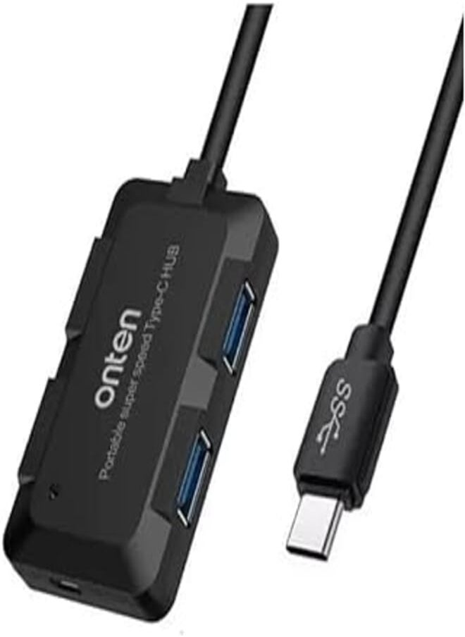 Generic - ONTEN USB C HUB 4 Ports USB 3.0 With Power input For Mac,PC and Phone - Image 1