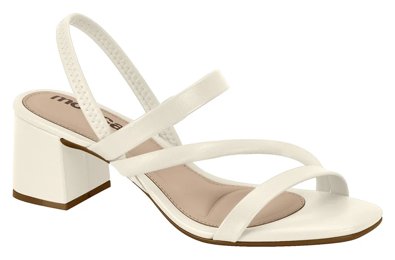 MOLECA Mid Heels Sandals for Women – Sling Back Heel Sandals for Girls with Ankle Strap