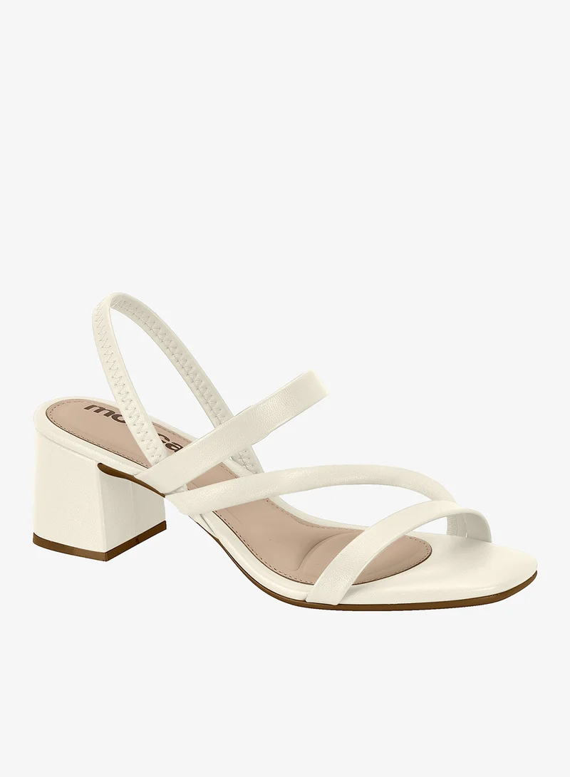 MOLECA Mid Heels Sandals for Women – Sling Back Heel Sandals for Girls with Ankle Strap