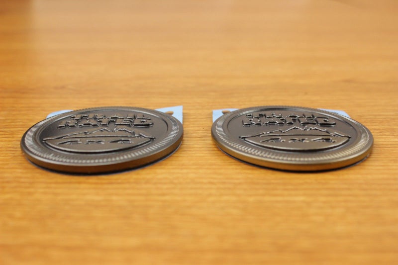 Mopar Jeep Wrangler Set Of 2 75th Anniversary Edition Trail Rated 4x4 Emblems OEM - Image 3