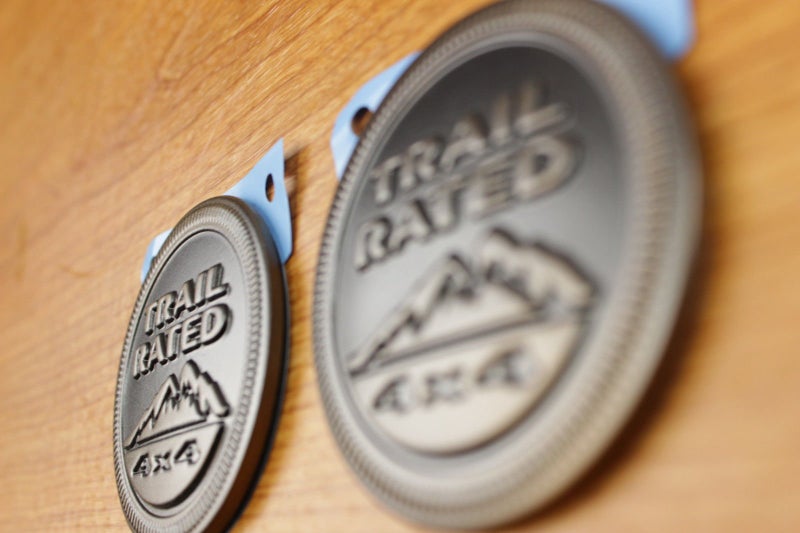 Mopar Jeep Wrangler Set Of 2 75th Anniversary Edition Trail Rated 4x4 Emblems OEM - Image 5