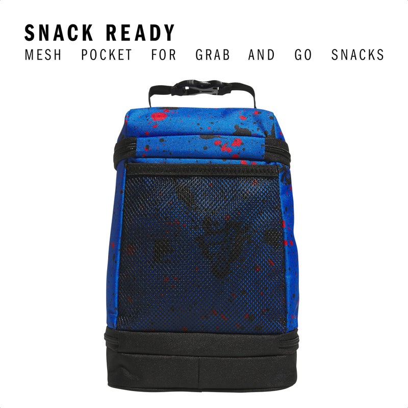 adidas Excel Insulated Lunch Bag, Cooler with Zipper, Pocket for Ice Pack, and Clip, Temperature Control Insulation - Image 4