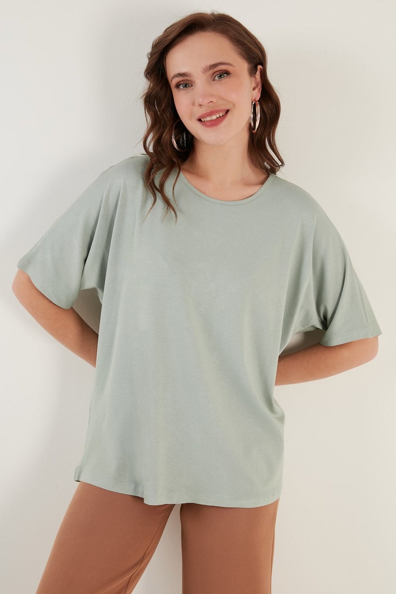 Lela Crew Neck Oversize Blouse Women's Blouse 5864528  - Image 5