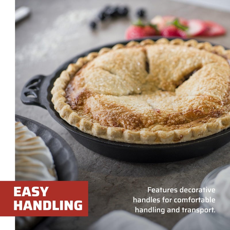 Camp Chef True Seasoned Cast Iron Pie Pan 10" - Image 5