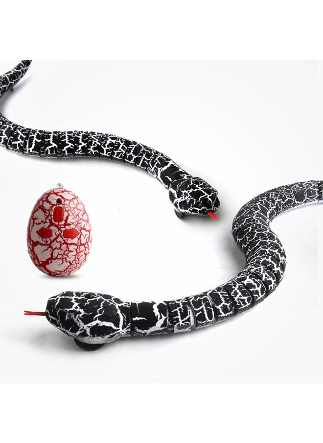 Strange Trick Toy Electric Remote Control Infrared Frequency Simulation Rattlesnake Cobra Remote Control Snake Walking-Color:9909 Orange 279G  - Image 4