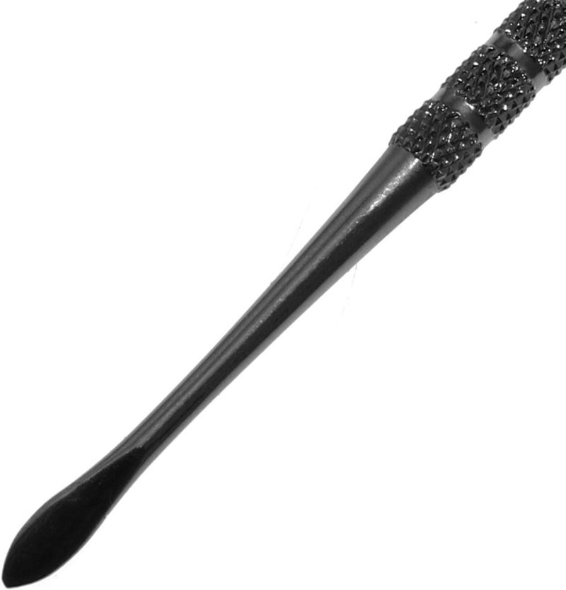 Maxmoral Engraving Tool Wax Carving Tool Set Stainless Steel Engraving Tool Sculpting Tool Spoon, Black - Image 3