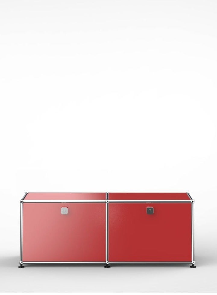 Konektra SYSTEM 01 Classic Lowboard, RAL 3003 Ruby red 
