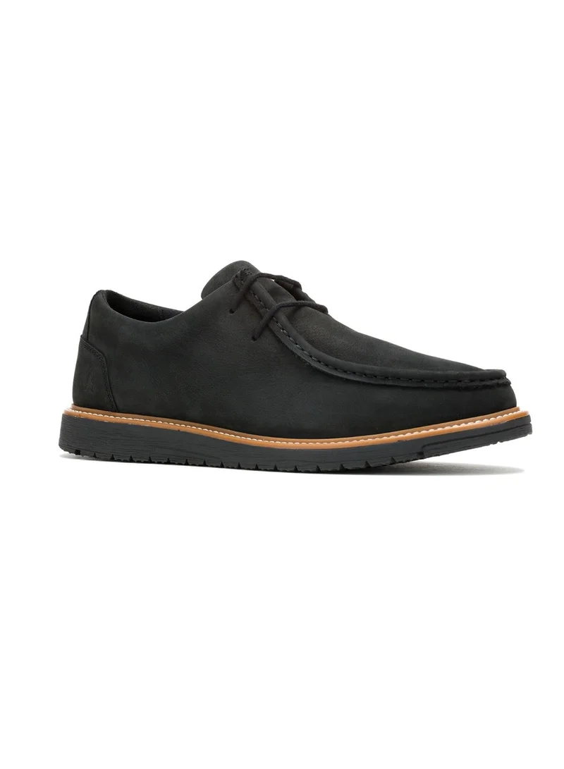 Hush Puppies HUSH PUPPIES Men's Leather Jenson Mocc Toe Shoes - Black