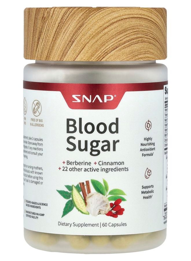 SNAP SUPPLEMENTS Blood Sugar 60 Capsules