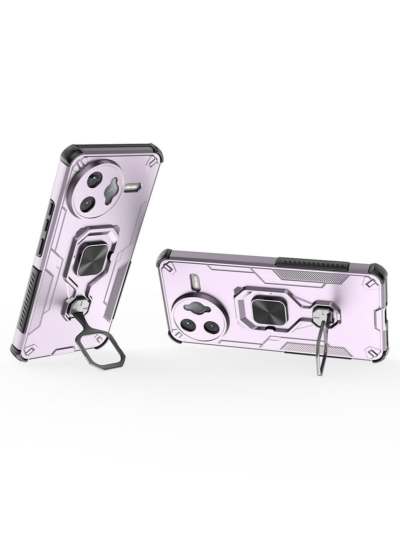Case for Xiaomi Poco F7 Ultra / Redmi K80 Pro with Kickstand, PC+TPU Dual-Layer Hybrid Protection Back Cover,Rose Gold - Image 4