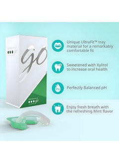Opalescence Whitening Bundle - Opalescence Go 15% Hydrogen Peroxide Prefilled Whitening Trays (10 Trearments) And Sensitive Whitening Toothpaste 4.7 Onz - Mint Flavor 5194-5167  - Image 1