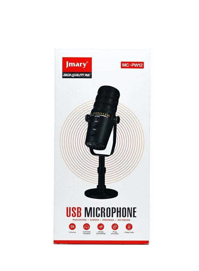 JMARY MC-PW12 USB Desktop Condenser Microphone - Image 3