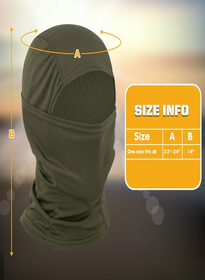KRYDEX Tactical Face Mask Balaclava Face Cover Full Head Wrap Quick Dry Neck Gaiter for Hunting,Motorcycle, Cycling, Hiking (US, Alpha, One Size, RG) - Image 5