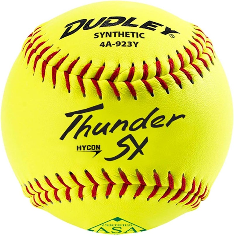 Thunder SY HYCON 11" USA/ASA Synthetic Slowpitch Softballs (DOZEN): 4A923Y