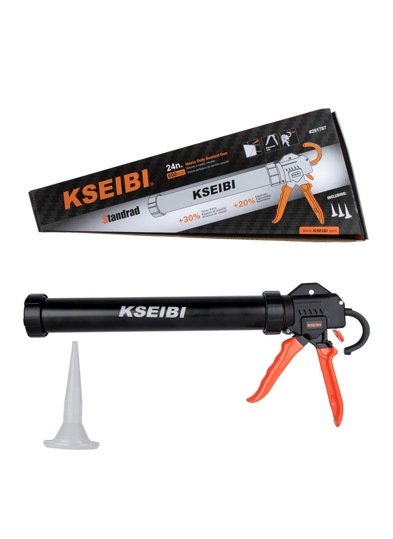 KSEIBI - Heavy-duty sealant Gun, Ideal for Sealing Expansion Joints, Gaps, And Cracks in Walls, Floors, And Ceilings, Applying Sealants in Concrete Joints, Sealing Roof Joints, To Prevent Water Penetration. - Image 1