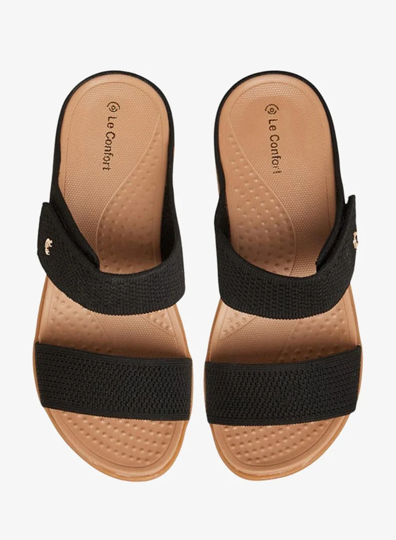 Textured Slip-On Comfort Sandals