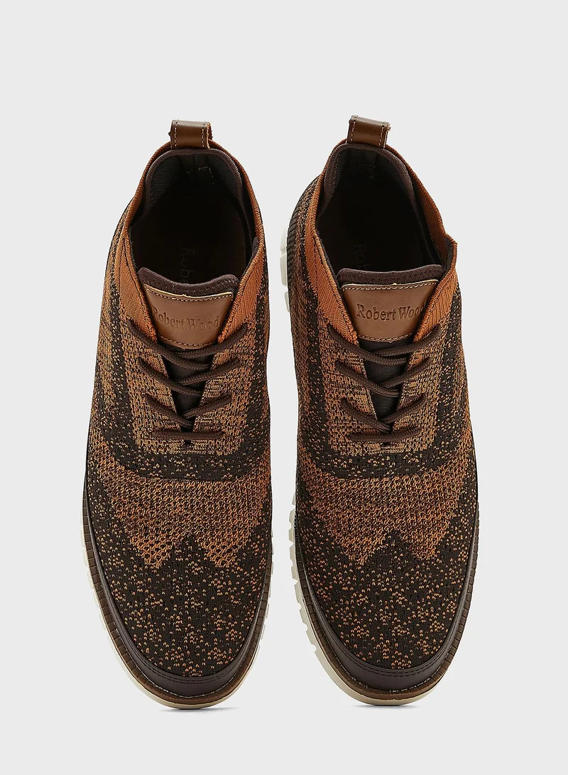 Robert Wood Knitted Boots