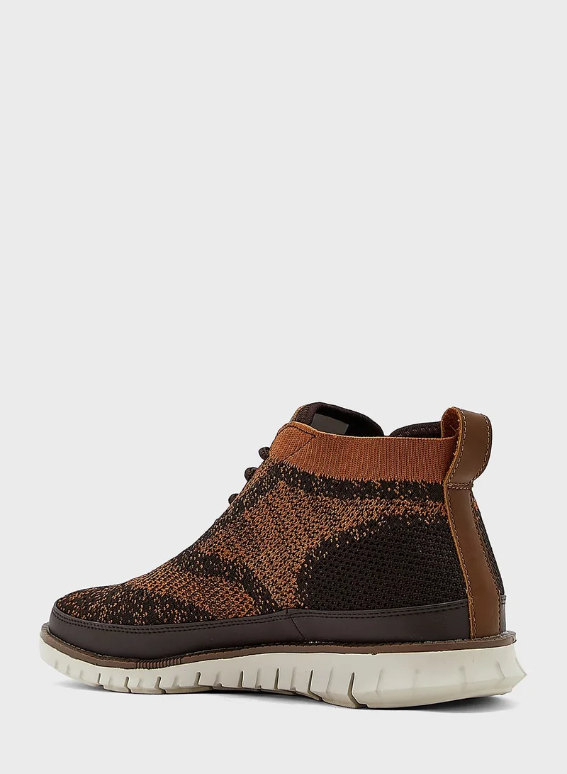 Robert Wood Knitted Boots