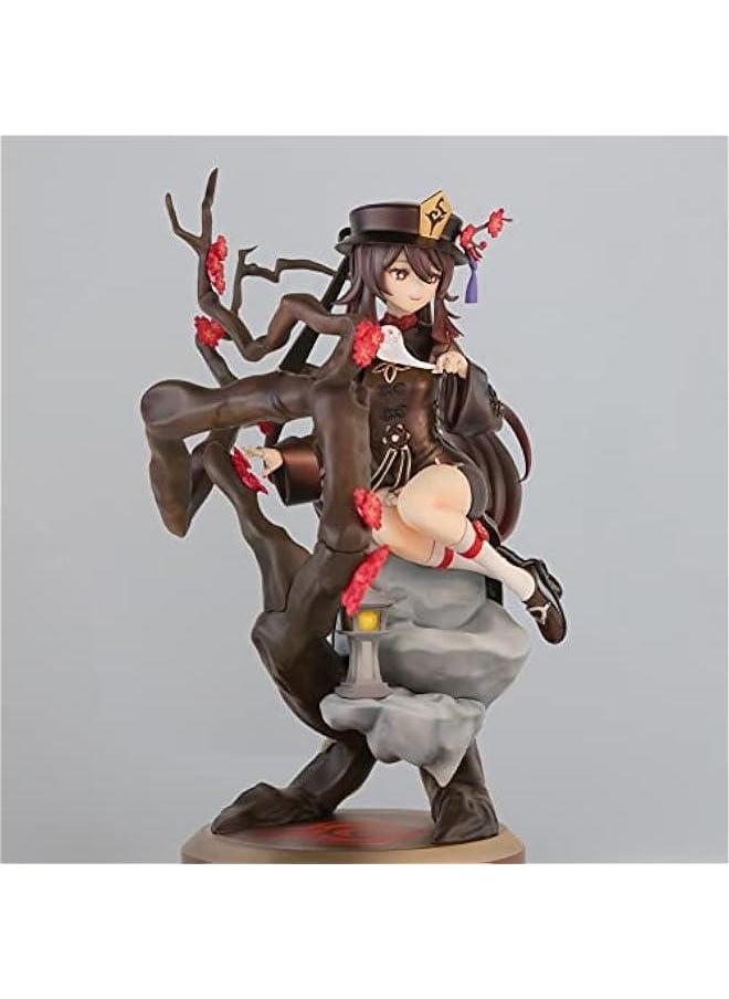 null - Hutao Figures Game Cartoon Hu tao Figure Statues Desk Decoration PVC Action Figurine Ornaments for Fans - Image 1