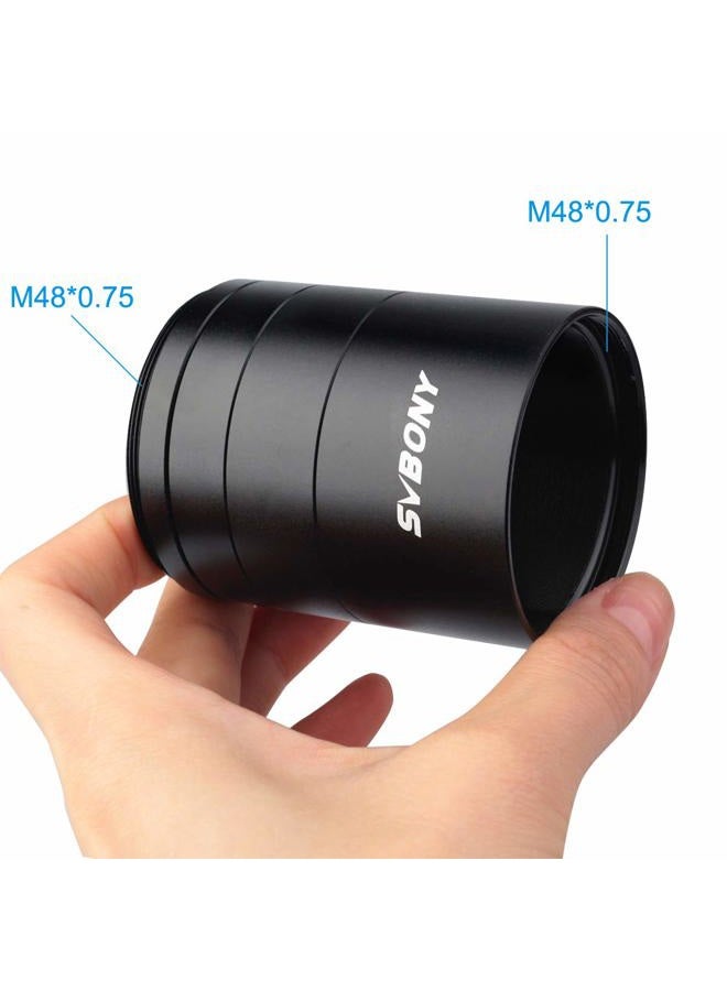 SVBONY SV119 Extension Tube Kit for Cameras and eyepieces 5mm 10mm 15mm 30mm M48x0.75 on Both Sides for Solving Spacing Problems in Astrophotography - Image 4