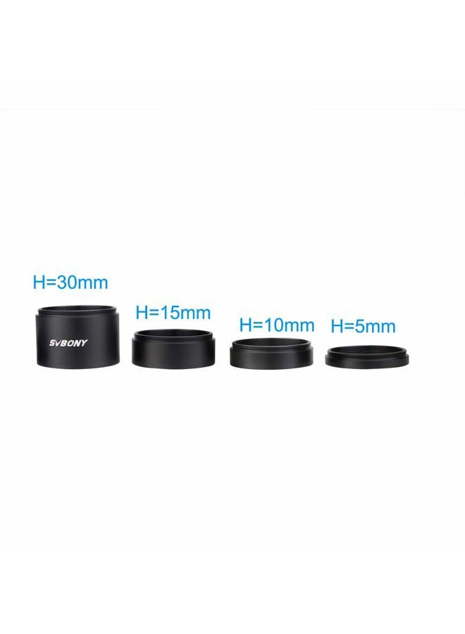 SVBONY SV119 Extension Tube Kit for Cameras and eyepieces 5mm 10mm 15mm 30mm M48x0.75 on Both Sides for Solving Spacing Problems in Astrophotography - Image 2