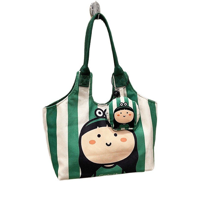 Cute Shell Shape Canvas Shoulder Bag - Image 5