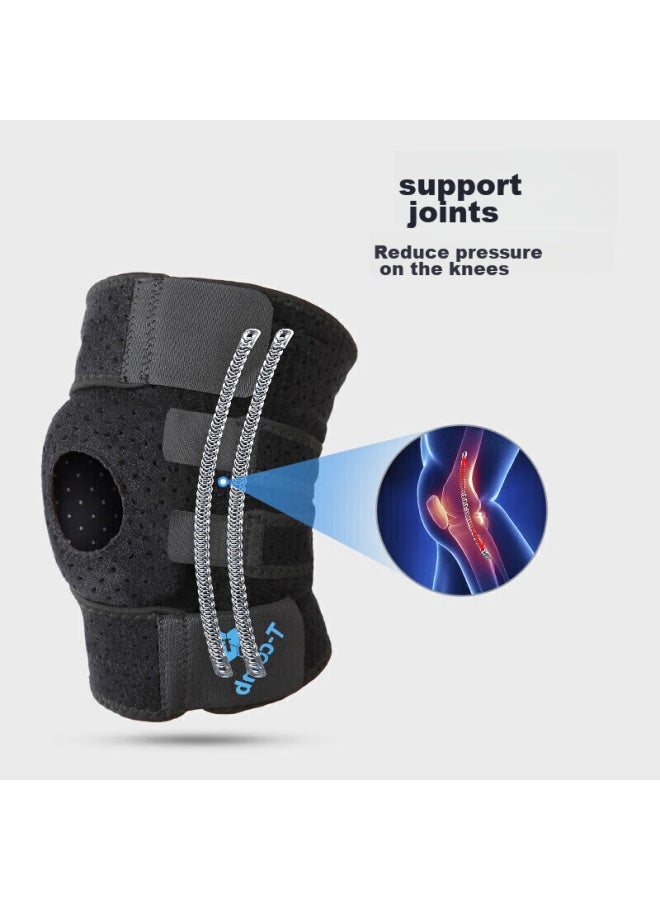 Tmt Sports Knee Brace, Basketball Knee Support, Summer Meniscus Protection, Patella Support, Running And Hiking Knee Guard - Image 4