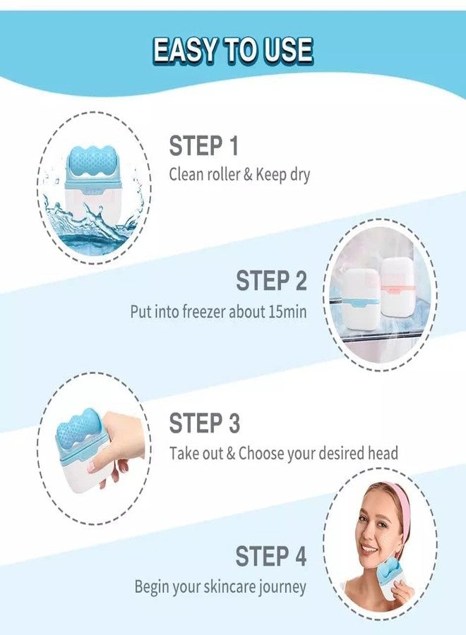 BARASH See Ever Ice Roller for Face, Ice Roller, 2 in 1 Face Ice Roller Reduces Puffiness Migraine Pain Relief, Skin Care Products (ICE ROLLER GYM) - Image 5