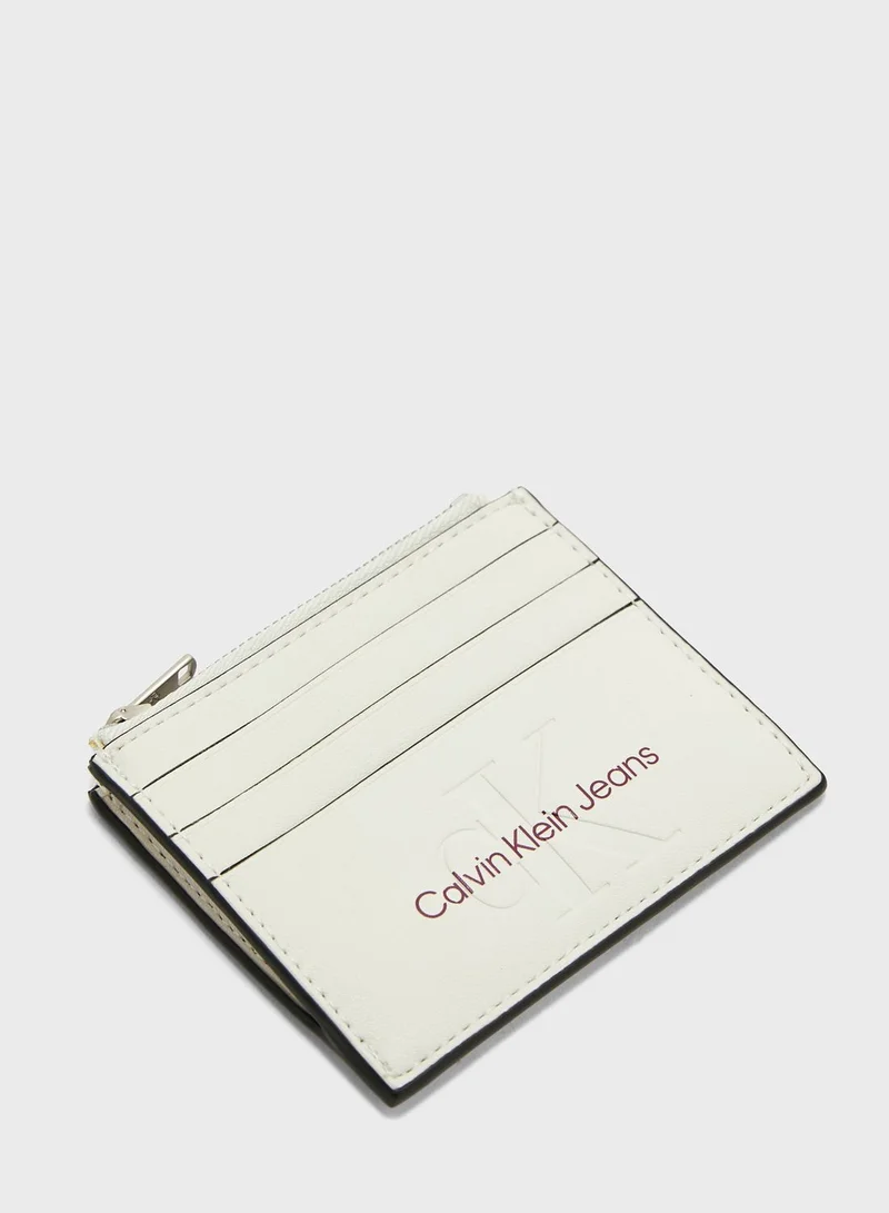 CALVIN KLEIN Monogram Detailed Wallet