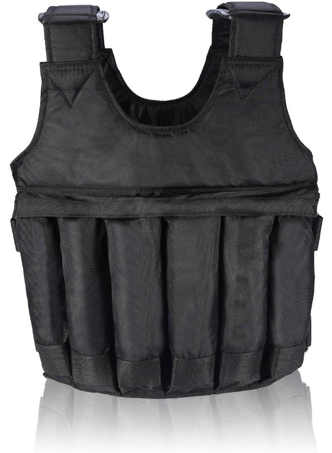 Estink Gym Workout Vest, Adjustable Comfortable 44 lbs Weighted Vest Jacket for Losing Weight for Men for Exercising Agile for Physical Fitness - Image 1