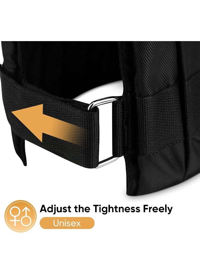 Estink Gym Workout Vest, Adjustable Comfortable 44 lbs Weighted Vest Jacket for Losing Weight for Men for Exercising Agile for Physical Fitness - Image 4